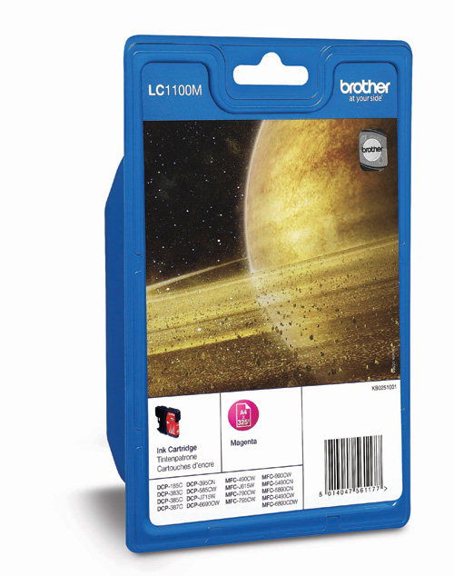 Cartucho Tinta Brother LC-1100 Magenta Original